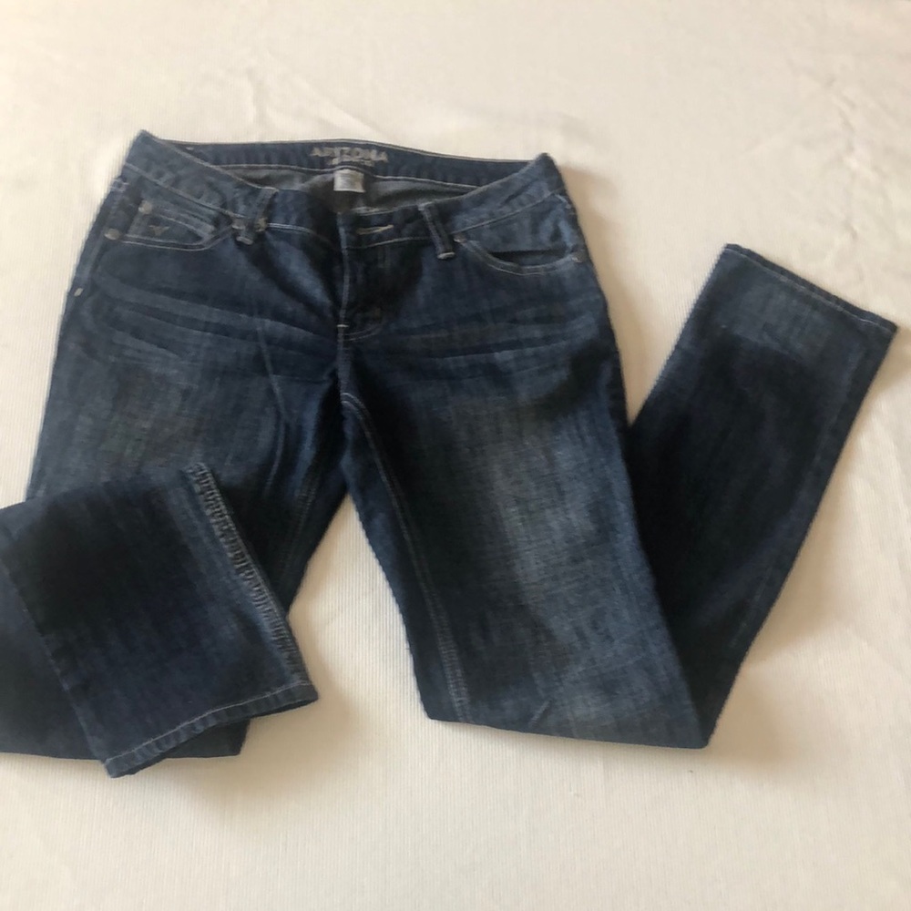 Arizona Jean Company cotton/spandex Juniors Blue Jeans